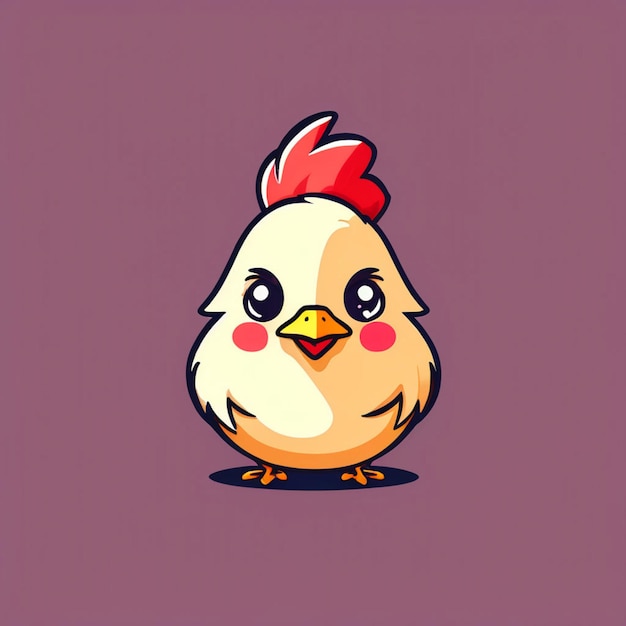 Foto el logotipo del icono del pollo