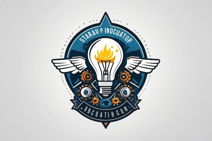 Foto el logotipo de la incubadora de startups