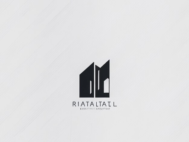 Logotipo inmobiliario Edificio inmobiliario y construcción Logotipo diseño vectorial