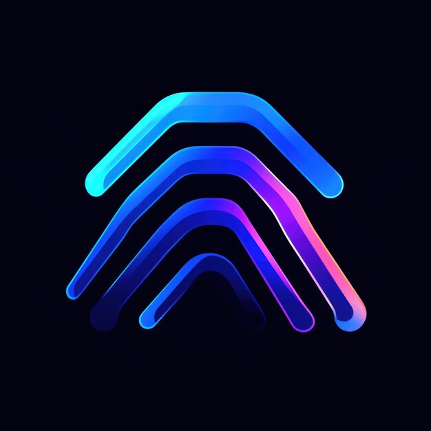 Logotipo de Inteligencia Artificial en negrita con colores brillantes
