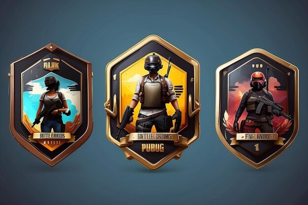 Foto el logotipo de juego de pubg