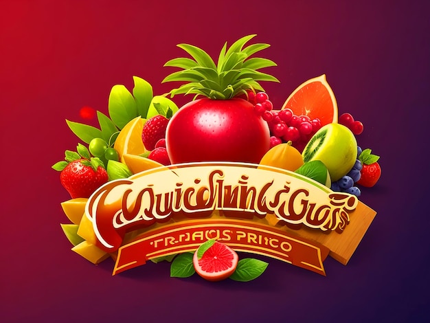 logotipo de jugos de jdiseo gráfico del zumo dinámico