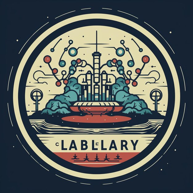 Foto el logotipo del laboratorio