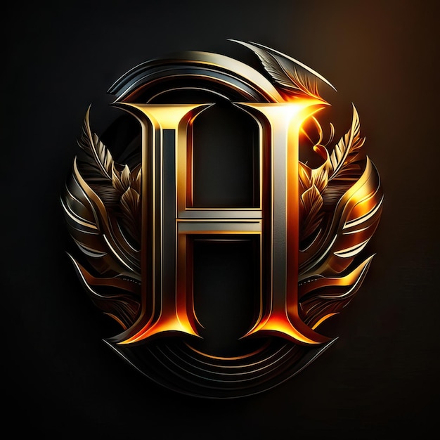 logotipo, letra h