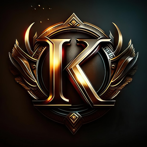 El logotipo de la letra K