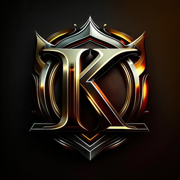 El logotipo de la letra K