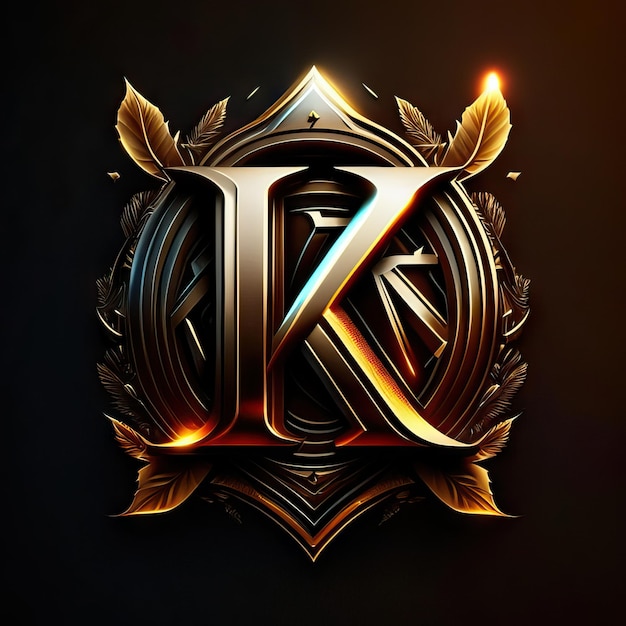 El logotipo de la letra K