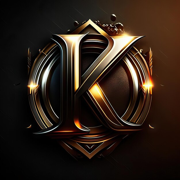 Foto el logotipo de la letra k