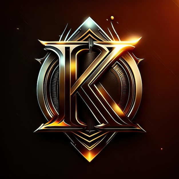 El logotipo de la letra K