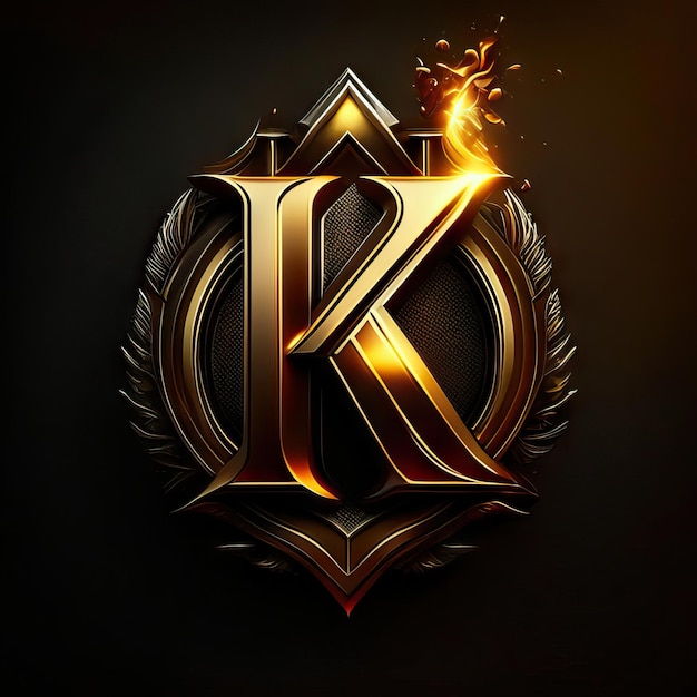 El logotipo de la letra K