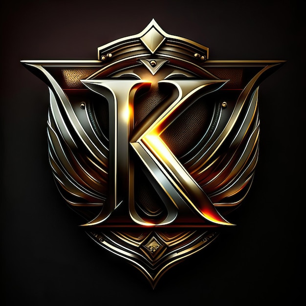 El logotipo de la letra K