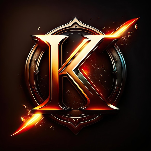 El logotipo de la letra K