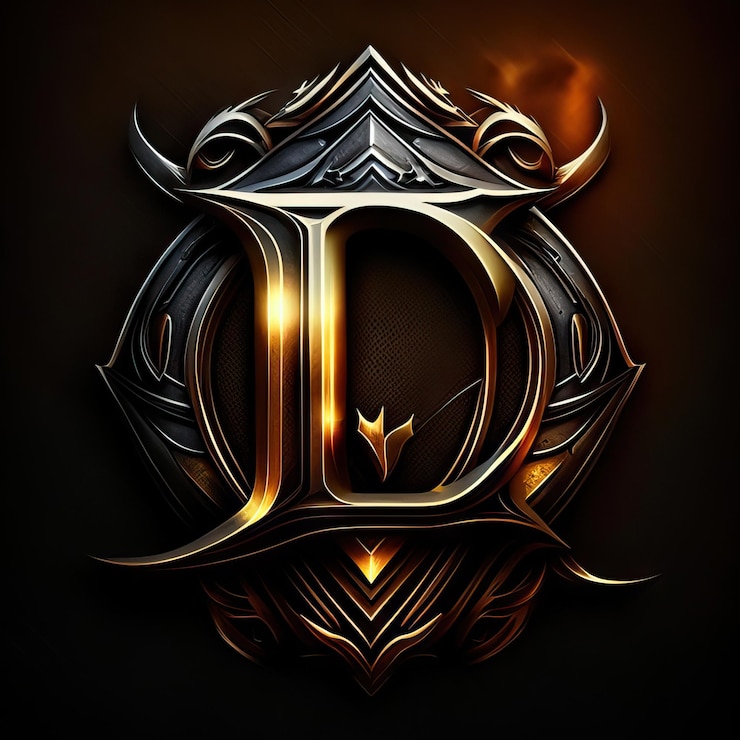Foto logotipo de la letra l de lujo