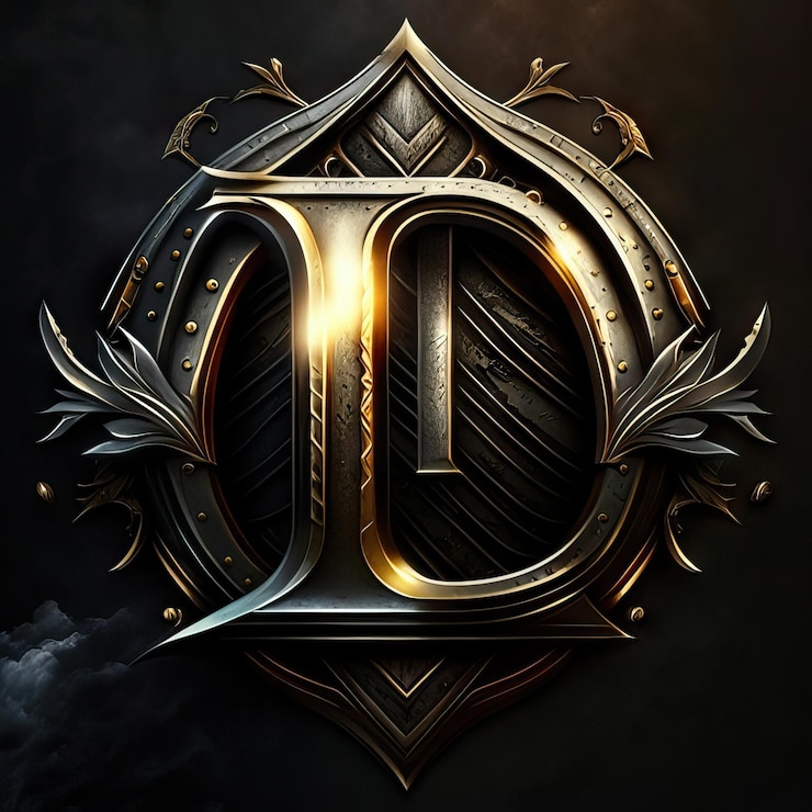 Foto logotipo de la letra l de lujo