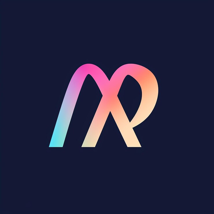 Foto un logotipo con la letra m