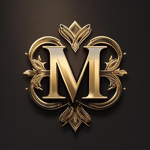 Logotipo de letra mayúscula con estilo