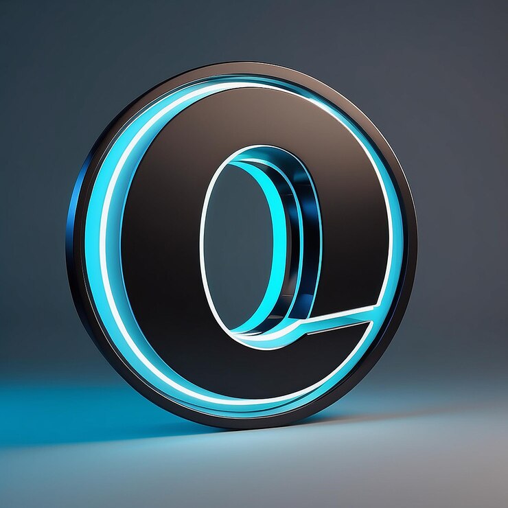 Foto un logotipo de letra minimalista con líneas limpias y un esquema de colores monocromáticos