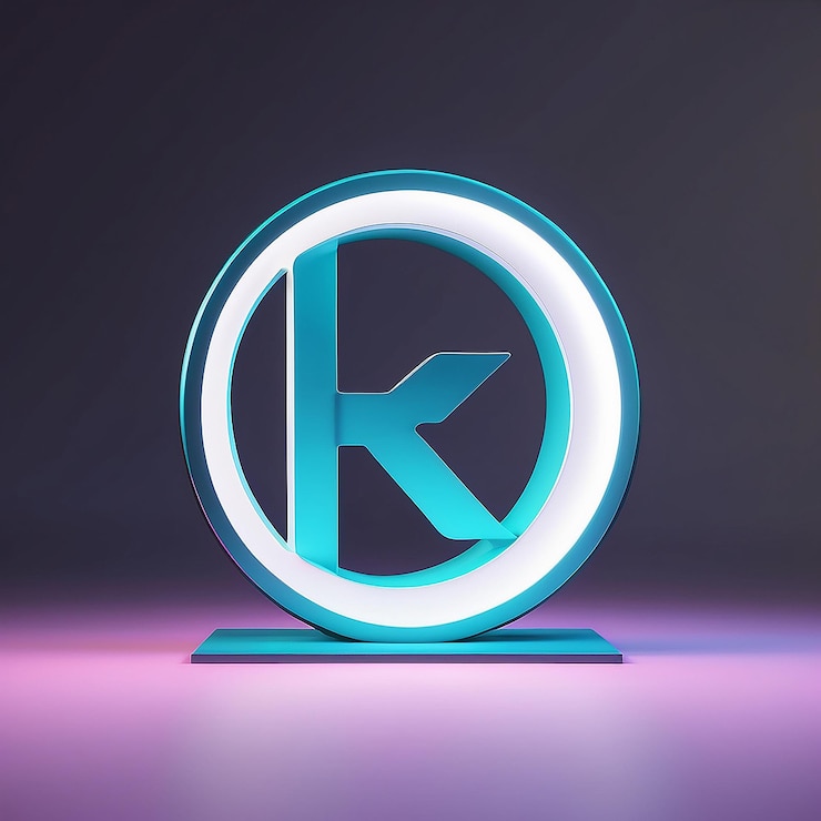 Foto un logotipo de letra minimalista con líneas limpias y un esquema de colores monocromáticos