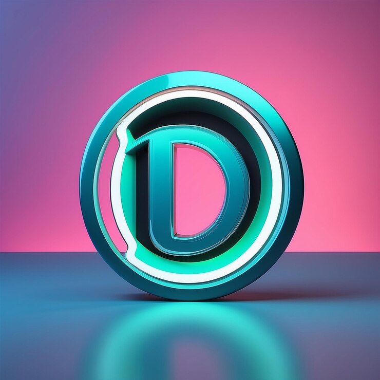 Foto un logotipo de letra minimalista con líneas limpias y un esquema de colores monocromáticos
