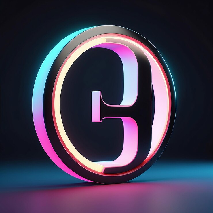 Foto un logotipo de letra minimalista con líneas limpias y un esquema de colores monocromáticos
