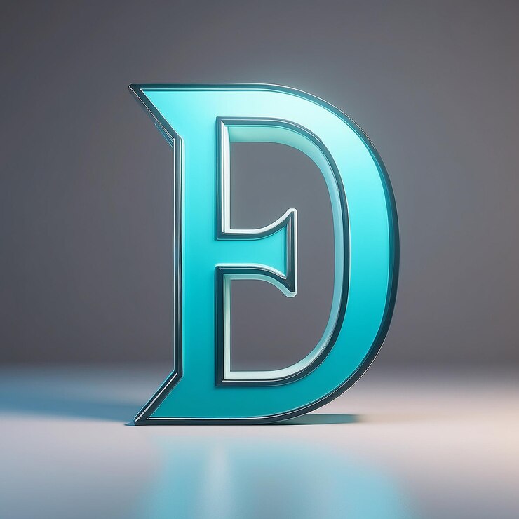 Foto un logotipo de letra minimalista con líneas limpias y un esquema de colores monocromáticos