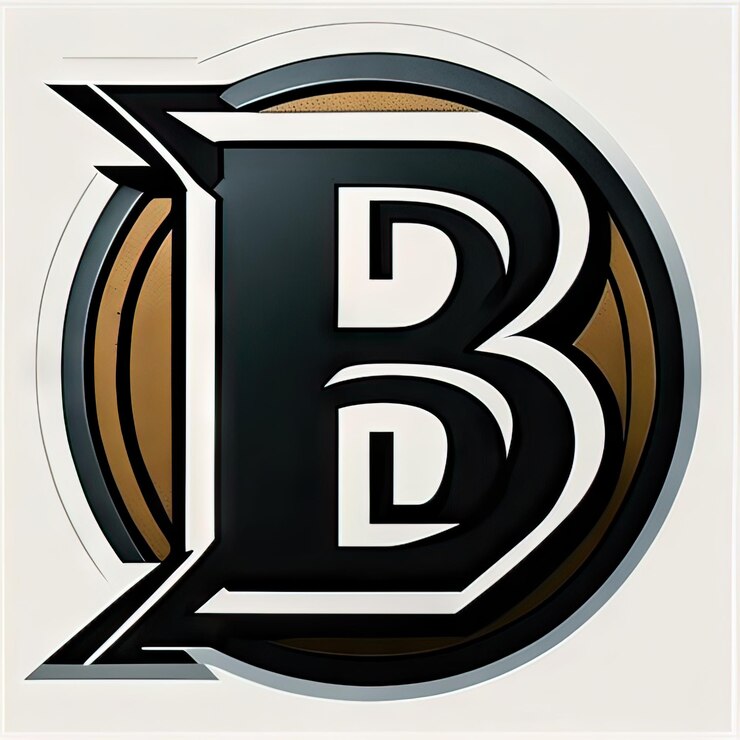 Foto logotipo con letra moderna b generativa ai