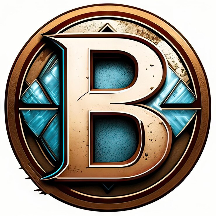 Foto logotipo con letra moderna b generativa ai