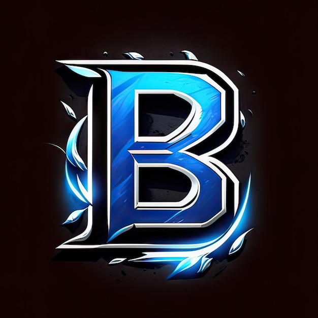 Logotipo con letra moderna B Generativa AI