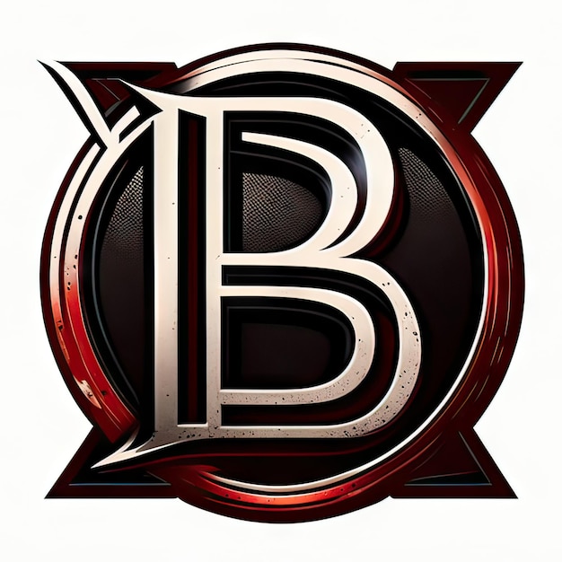 Logotipo con letra moderna B Generativa AI