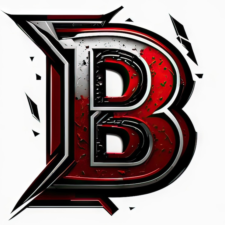 Foto logotipo con letra moderna b generativa ai