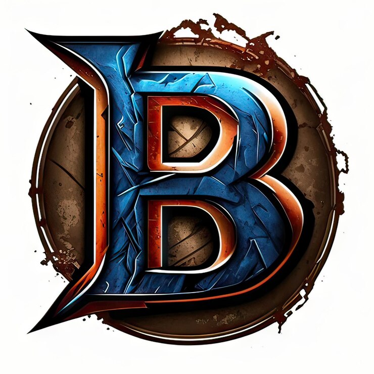 Foto logotipo con letra moderna b generativa ai