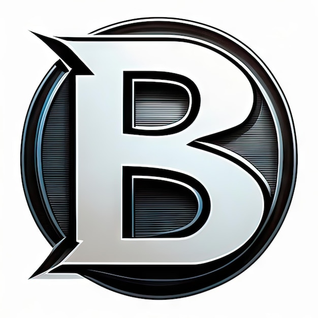 Logotipo con letra moderna B Generativa AI