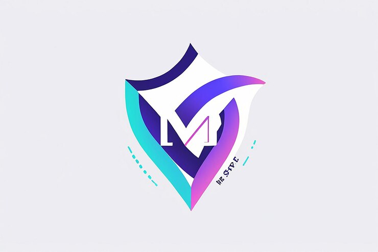 Foto el logotipo de la letra msp con una hermosa forma