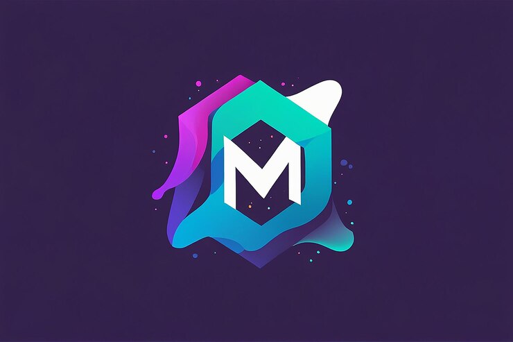 Foto el logotipo de la letra msp con una hermosa forma
