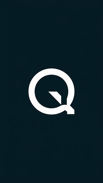 El logotipo de la letra Q, el elemento de forma de círculo abstracto, el signo de icono de la empresa redondo vectorial