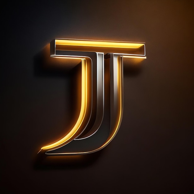 Logotipo de letras atractivas mayúsculas elegantes Iluminación H