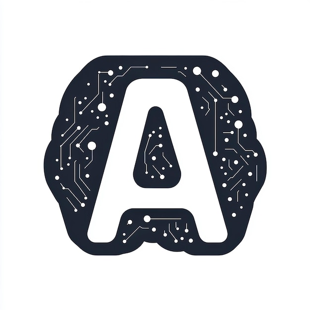 Logotipo llamativo que representa el poder de la IA en la vida