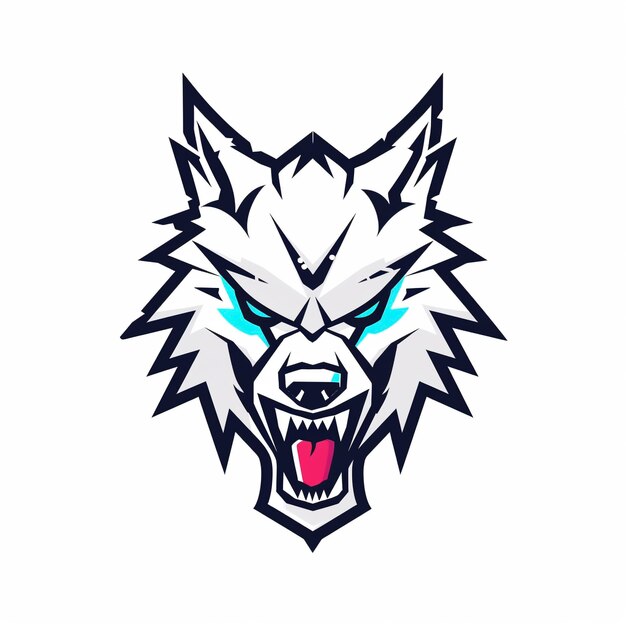 Foto el logotipo del lobo fuerte es el estilo de la premier league.