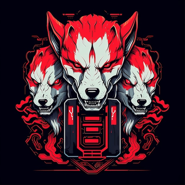 Foto logotipo del lobo rojo