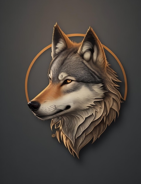 El logotipo del lobo