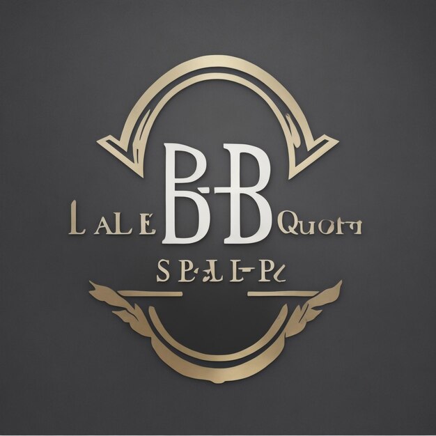 Foto logotipo de lujo letra bbb elegante diseño de logotipo concepto letra bb en hexágono marco geométrico con elemento floral para moda de hoteles boutique y más marcas