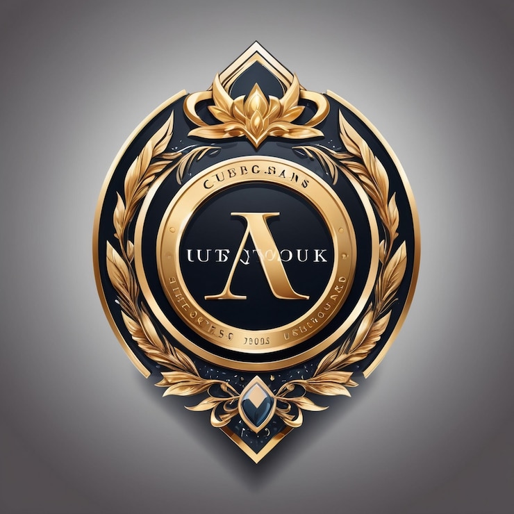 Foto logotipo de lujo