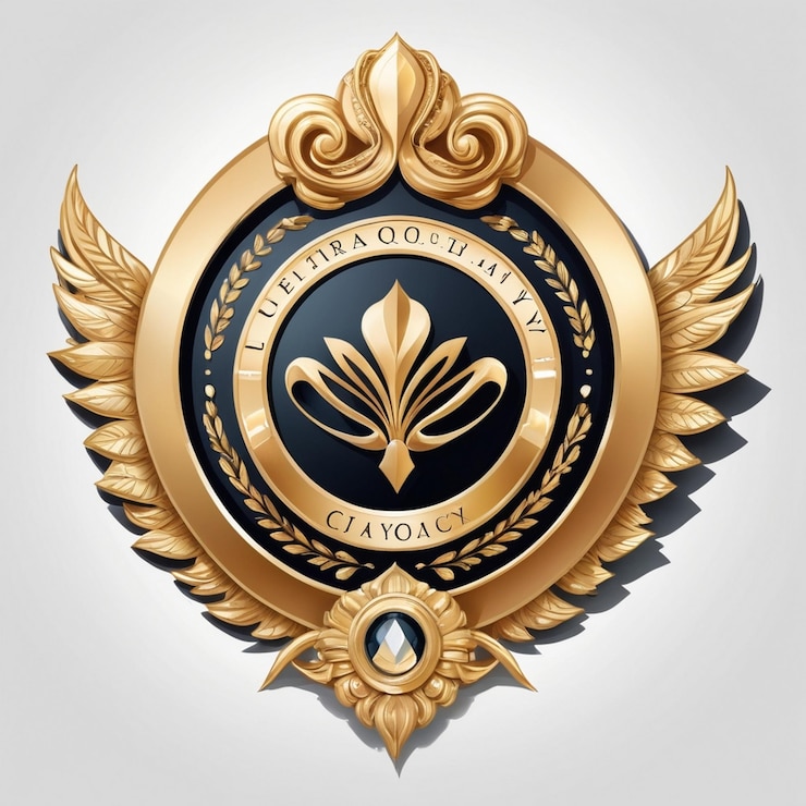 Foto logotipo de lujo