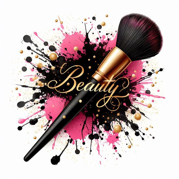 Foto el logotipo del maquillaje