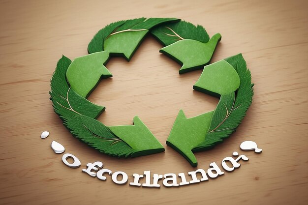 Foto el logotipo de la marca ecológica