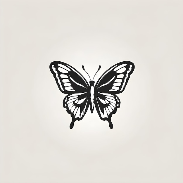 El logotipo de la mariposa