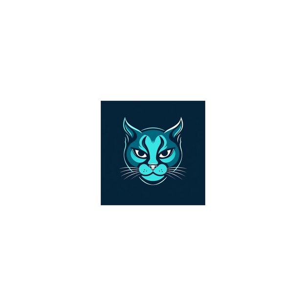 Foto el logotipo de la mascota del gato icon15