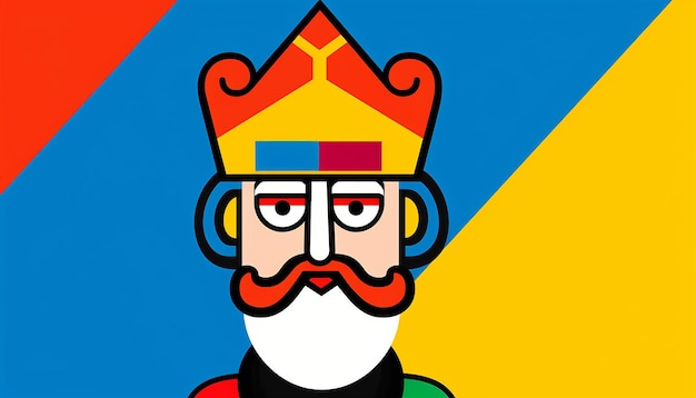 un logotipo de mascota de un sitio web que genera poemas para Sinterklaas