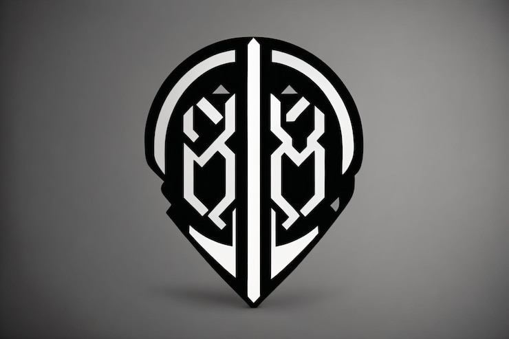 Foto el logotipo minimalista moderno