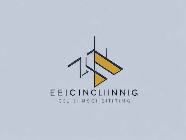 Logotipo modelo de construção